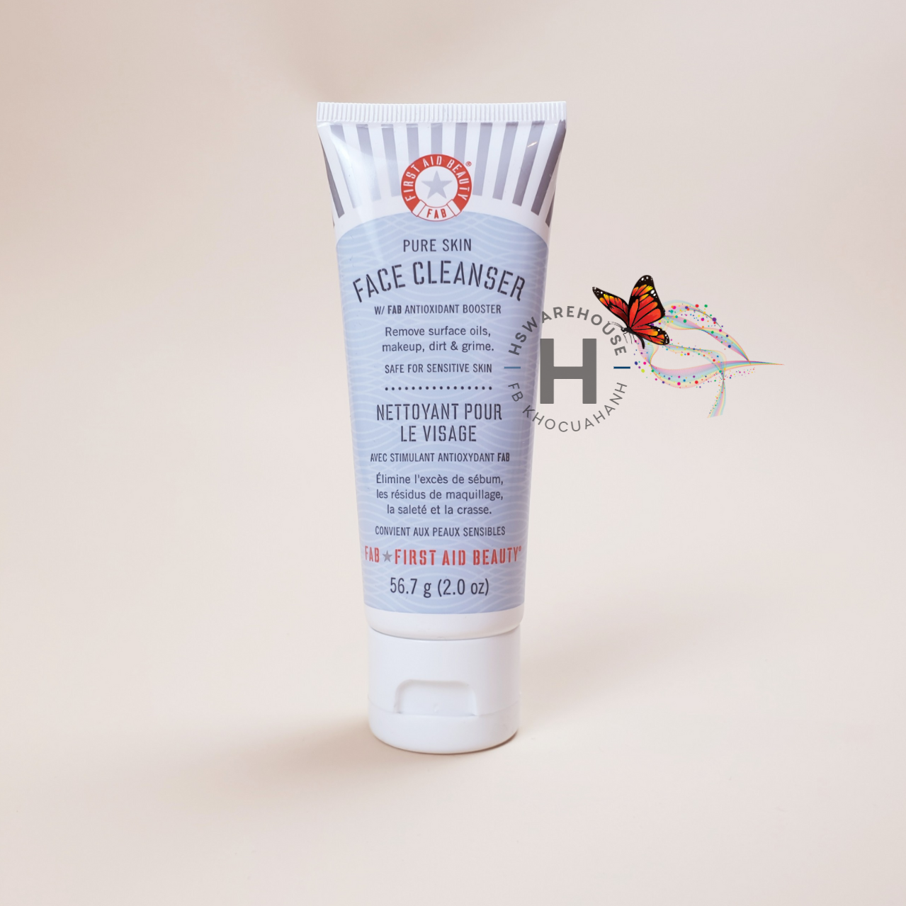 Sữa rửa mặt first aid beauty pure skin face cleanser