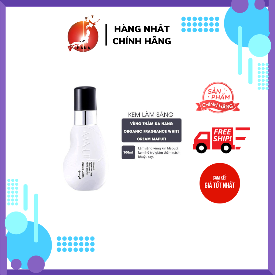 Kem dưỡng trắng và đều màu vùng kín Maputi