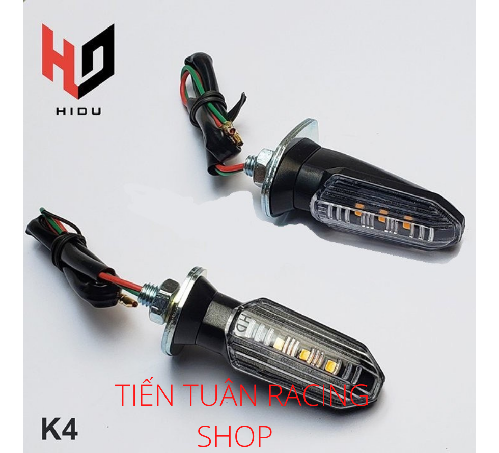 Cặp xi nhan k4 vario ngắn lắp các xe chính hãng hidu