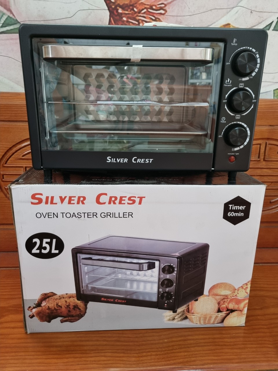 Lò nướng điện đa năng 25l Silver Crest