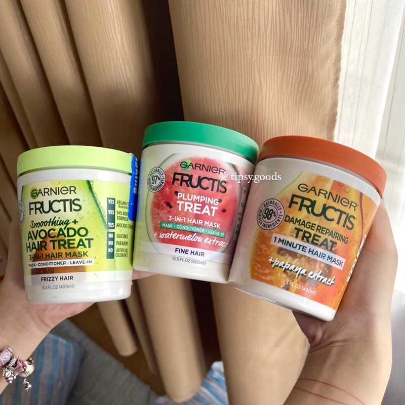 Ủ tóc organic garnier fructis 400ml