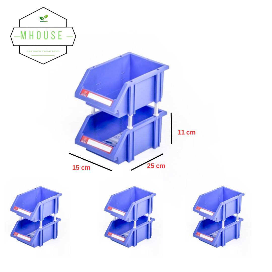 Combo 5 cặp kệ dụng cụ trung Duy Tân, Khay đựng linh kiện, ốc vít kích thước 15 x 25 x 11 cm