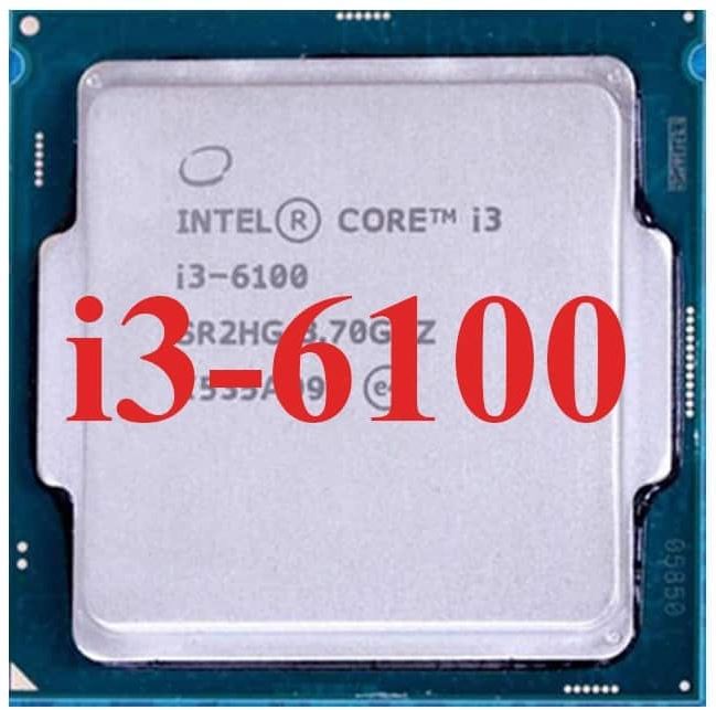 CPU Intel Core i3 6100 3.7GHz Socket 1151 Chính Hãng – Vi Xử Lý 2 Nhân 4 Luồng Cho PC Văn Phòng Gaming