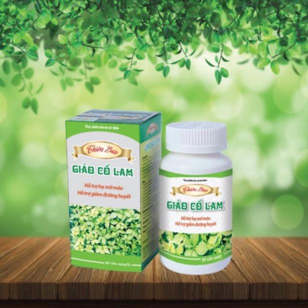 Giảo Cổ Lam Thiên Bảo Giúp Hỗ trợ hạ mỡ máu giảm đường huyết 60 Viên