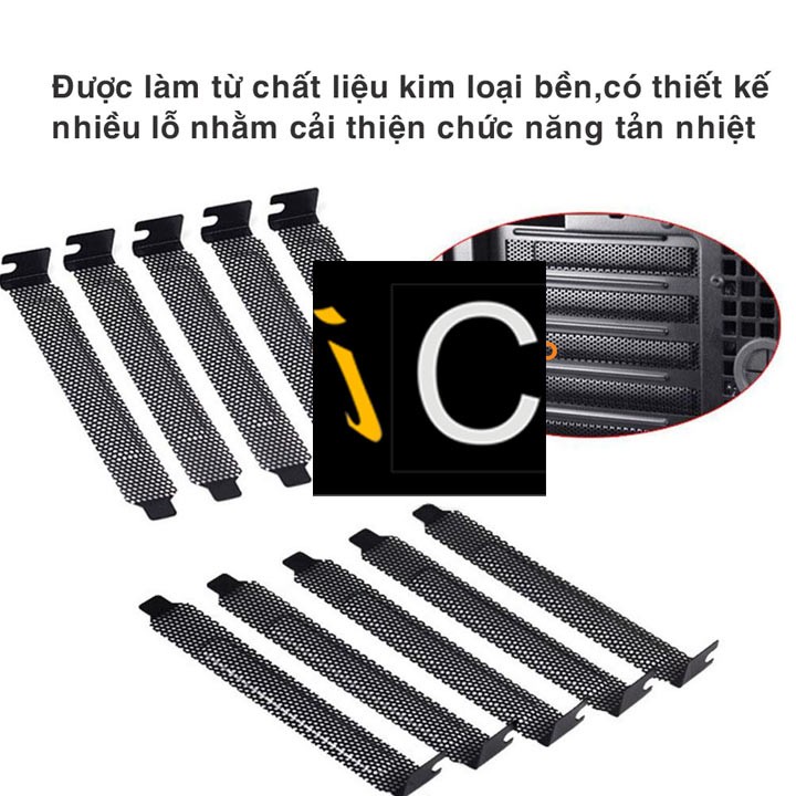 Chắn card vga pci phía sau thùng case - chắn case - chắn khe pci