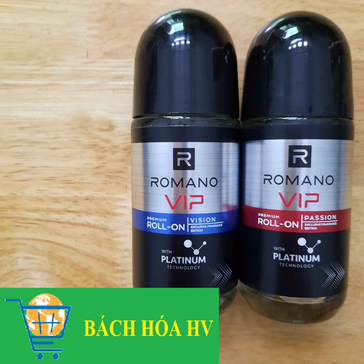 Combo 2 chai lăn 50ml romano vip - bach hoa hv
