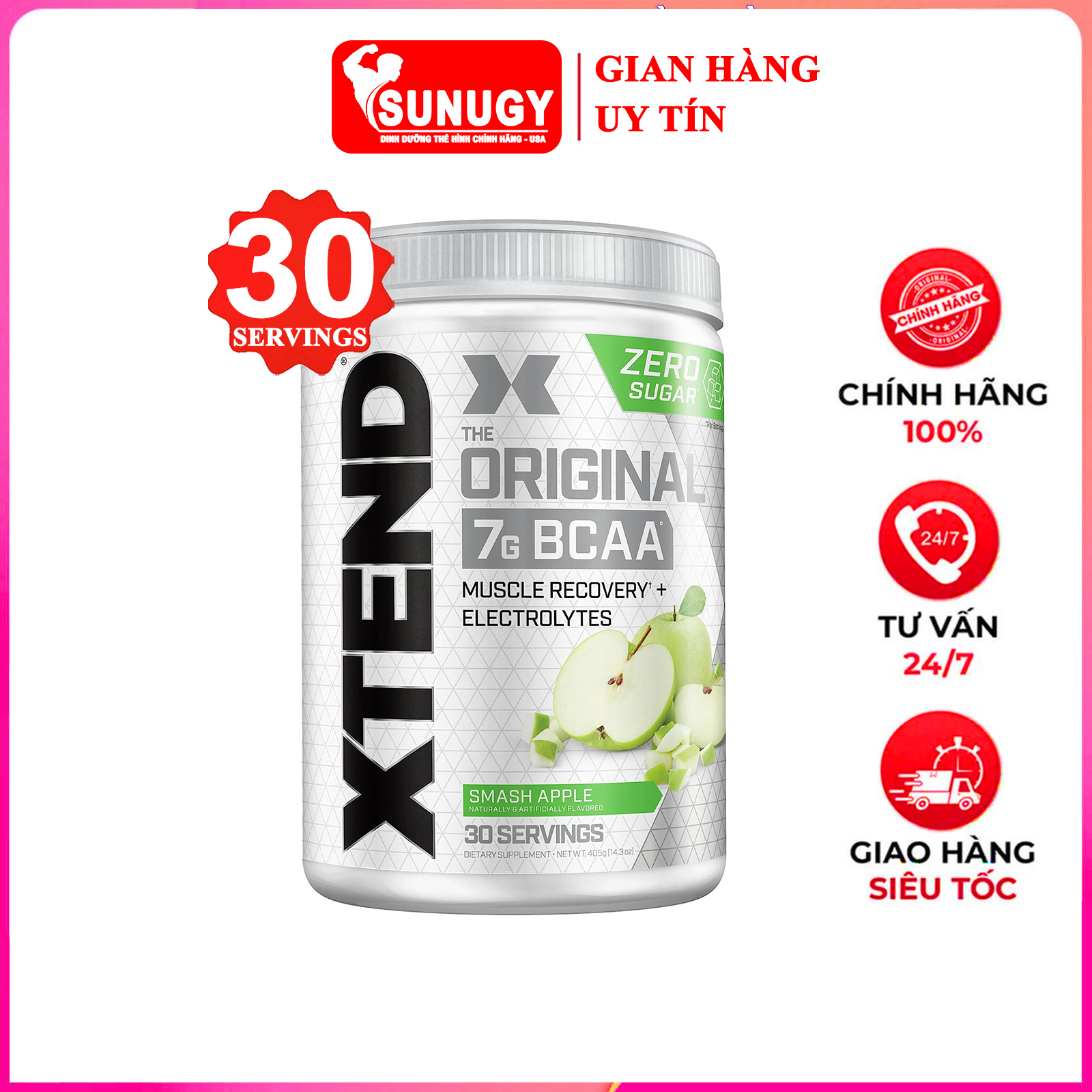 XTEND Original BCAA Powder - Sugar Free Post Workout Muscle Recovery Drink