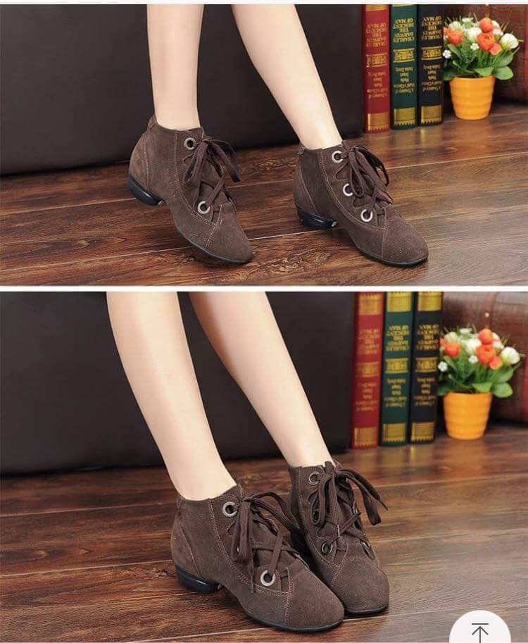 Giày khiêu vũ buôc dây nữ - GNM205 chất liệu đẹp, bền, nhẹ, mềm mại và êm chân, thiết kế sang trọng, dễ dàng di chuyển và phối đồ