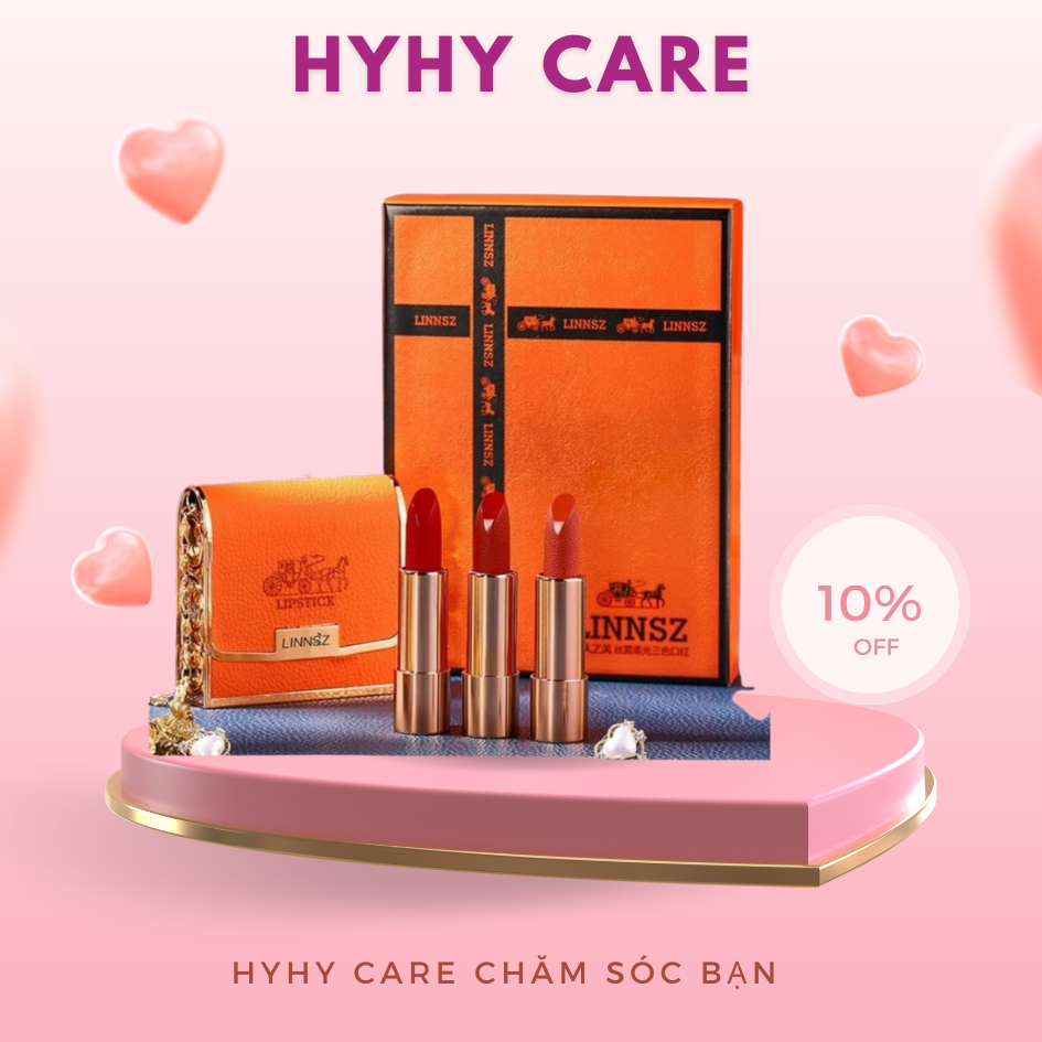 Son môi túi xách linnsz - set 3 thỏi