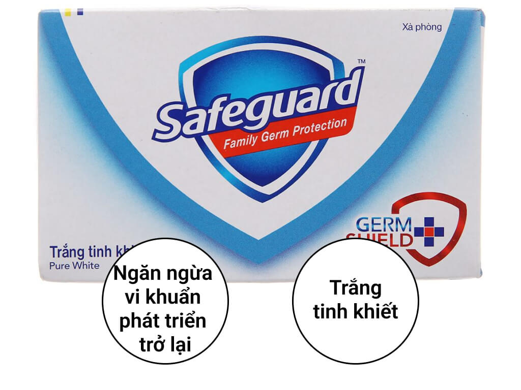 Xà phòng Safeguard Pure White trắng tinh khiết 130g