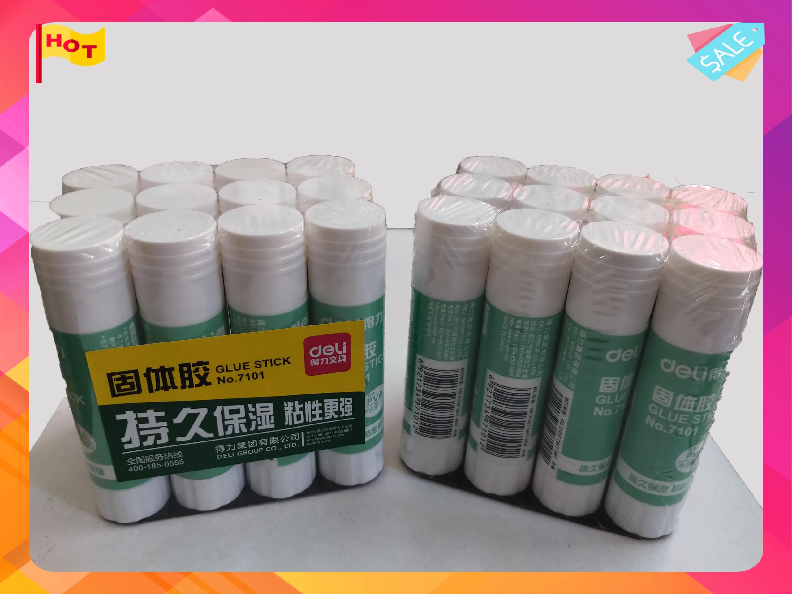 Hồ khô deli 7101 - keo khô - 12 chai/lốc - glue stick