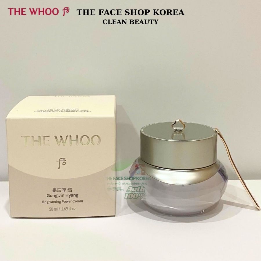 Kem dưỡng sáng da THE WHOO Gong Jin Hyang Brightening Power Cream 50ml