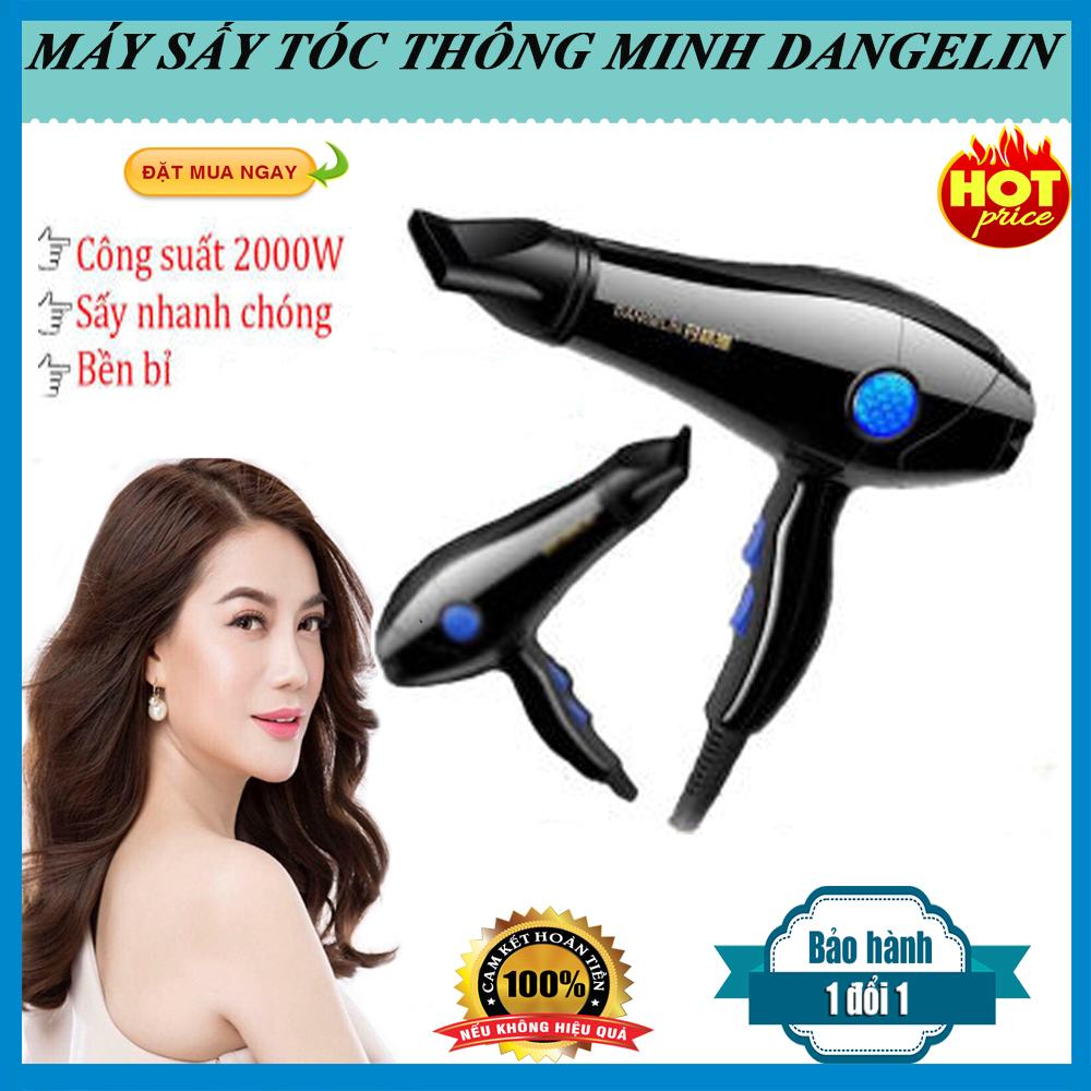 Máy Sấy Tóc,Máy Sấy Tóc Công Suất Lớn,Máy Sấy Tóc Loại Nào Tốt Tích hợp hai chế độ sấy nóng và mát, động cơ êm ái dễ sử dụng, giúp bạn làm khô tóc nhanh chóng và dễ dàng tạo kiểu!
