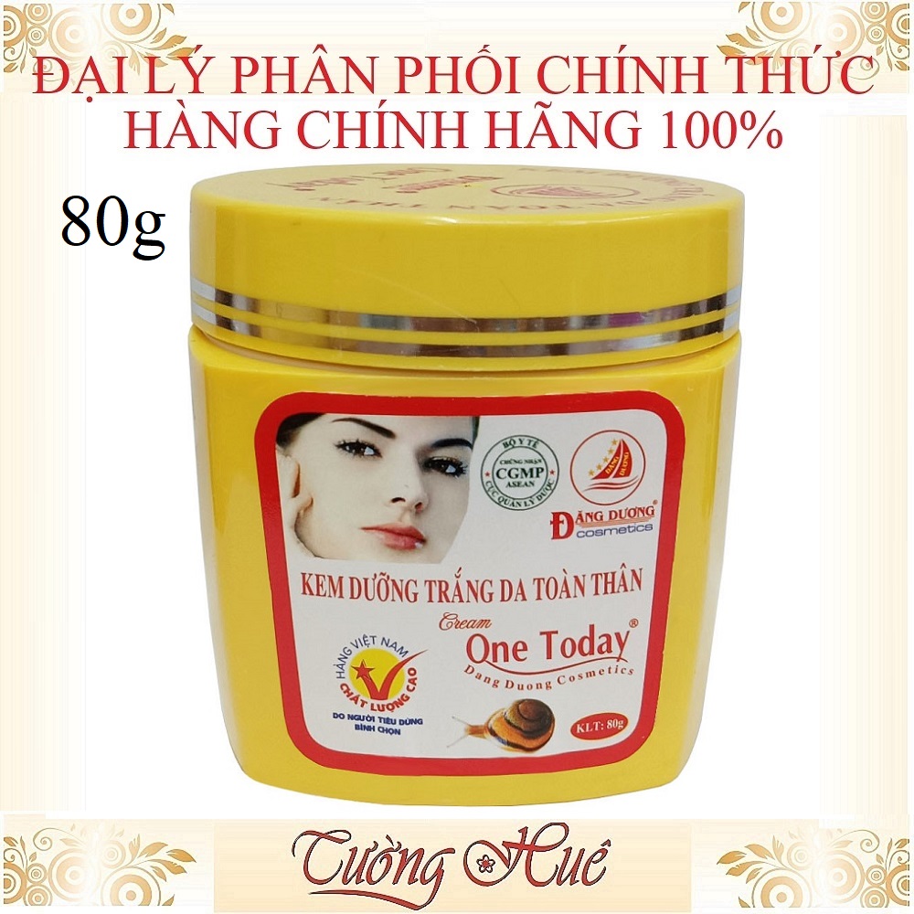 Kem one today đăng dương dưỡng trắng da toàn thân - 80g
