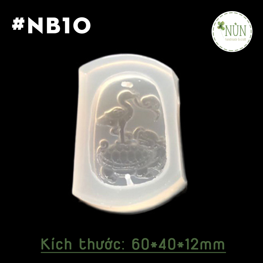 Khuôn Silicon Mặt Ngọc Bội Để Làm Vòng Cổ, Trang Sức