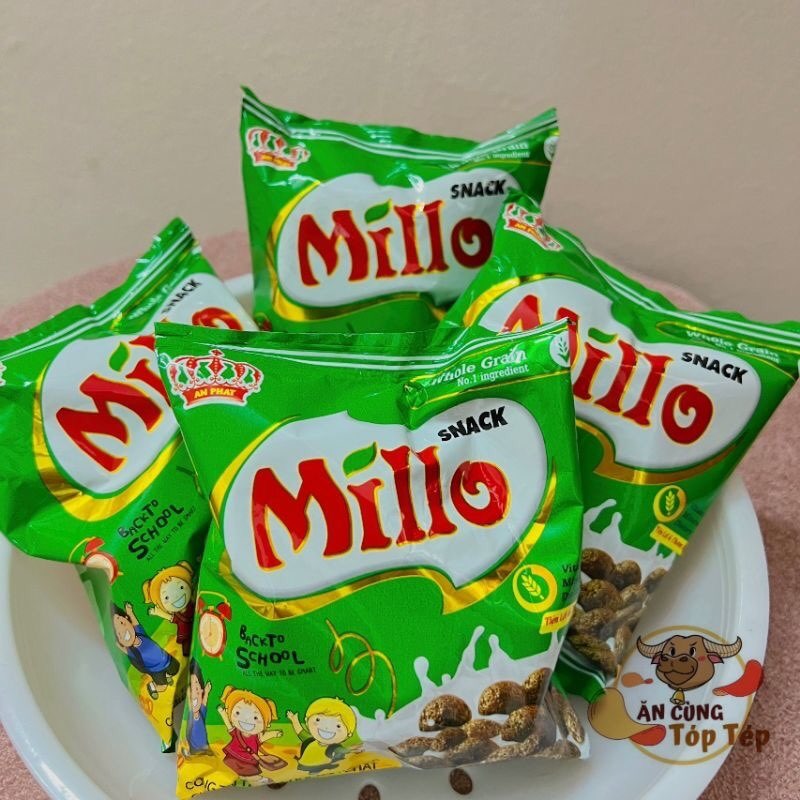Snack Millo An Phát thơm ngon hấp dẫn,đồ ăn vặt giá rẻ, đồ ăn vặt cổng trường hot nhất