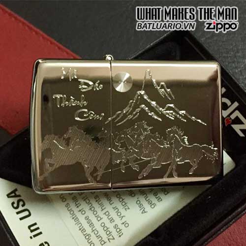 Zippo khắc mã đáo thành công 03 – zippo 250.mdtc03