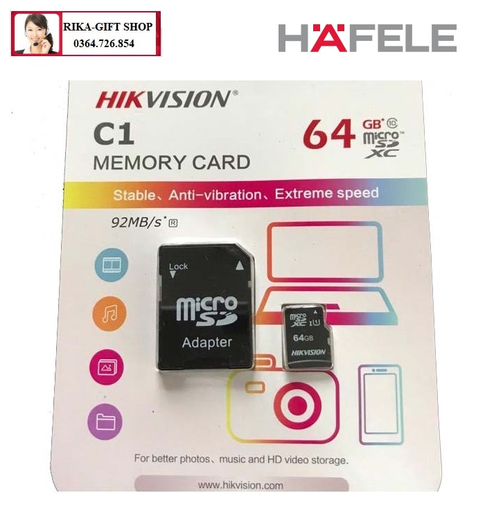 Thẻ nhớ 64GB HIK VISION