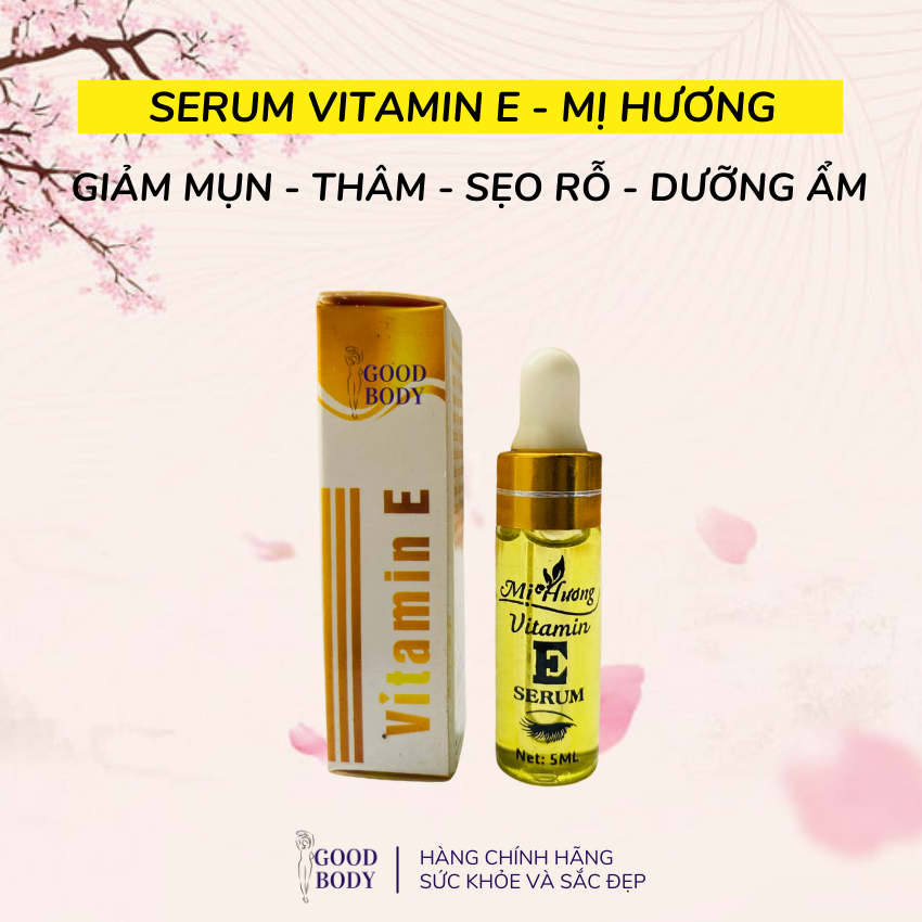 [HCM]Serum Vitamin E Mị Hương  - Gíup mờ thâm mụn rỗ nám sẹo sau 1 liệu trình
