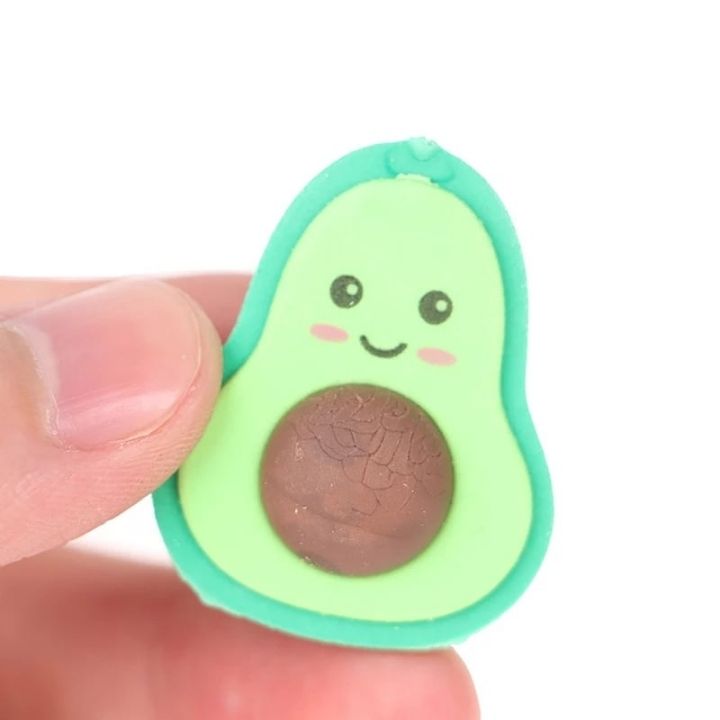 Gôm tẩy hình trái bơ dễ thương cho bé