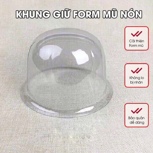 Khung Giữ Form Mũ Nón Chất Liệu Nhựa PVC Cao Cấp Giúp Nón Tránh Bị Nhăn Và Mất Dáng