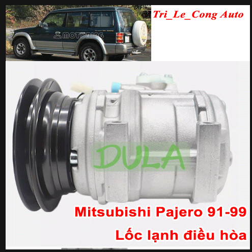 Pajero 91-99 Lốc lạnh máy nén điều hòa 1994 1995 1996 Mitsubishi số sàn cơ xăng dầu 2.5 3.2 3.0 bộ puly đầu mặt hít Giá 3,467,961 Đồng*Miễn phí vận chuyển