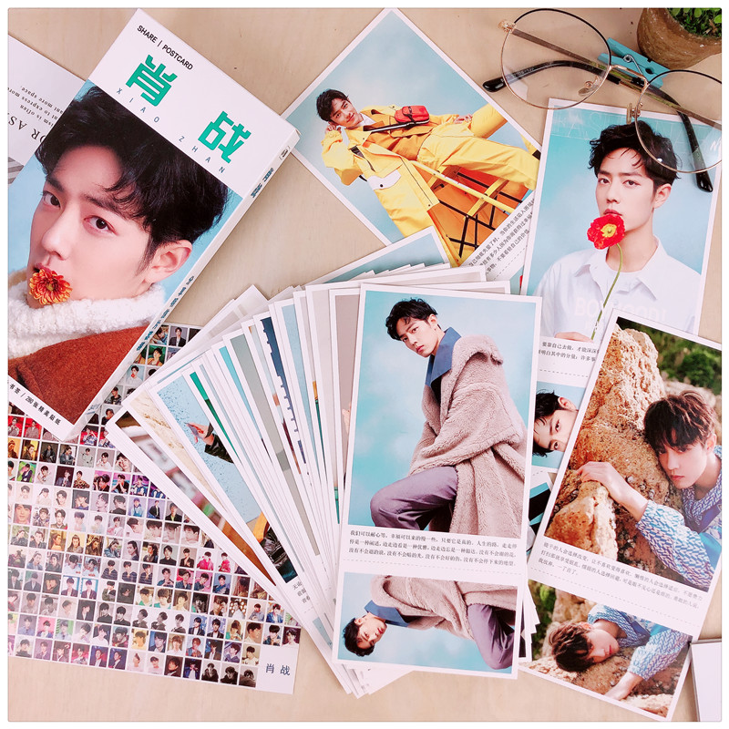 Postcard Tiêu Chiến phim trần tình lệnh hộp ảnh bưu thiếp the untamed