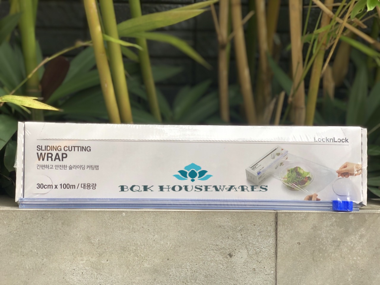 Màng bọc thực phẩm lock&lock lwp804 30cm x 100m - made in korea