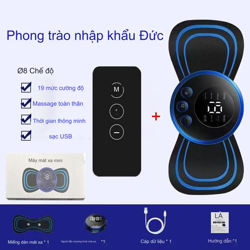 Máy mát xa xung thông minh/Máy mát xa cơ bụng/Cổ/Lưng/Vai/Chân và tay Máy mát xa mini USB/Máy mát xa mini EMS