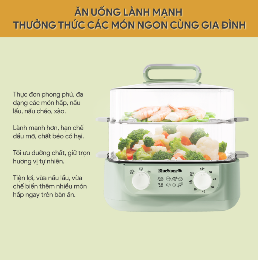 Bluestone Mpb-7235 Multi-Function Steamer