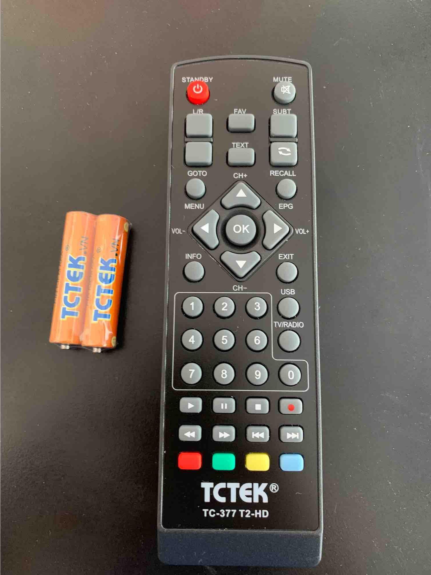 [HCM]Điều khiển đầu kĩ thuật số DVB tctek 377 xin