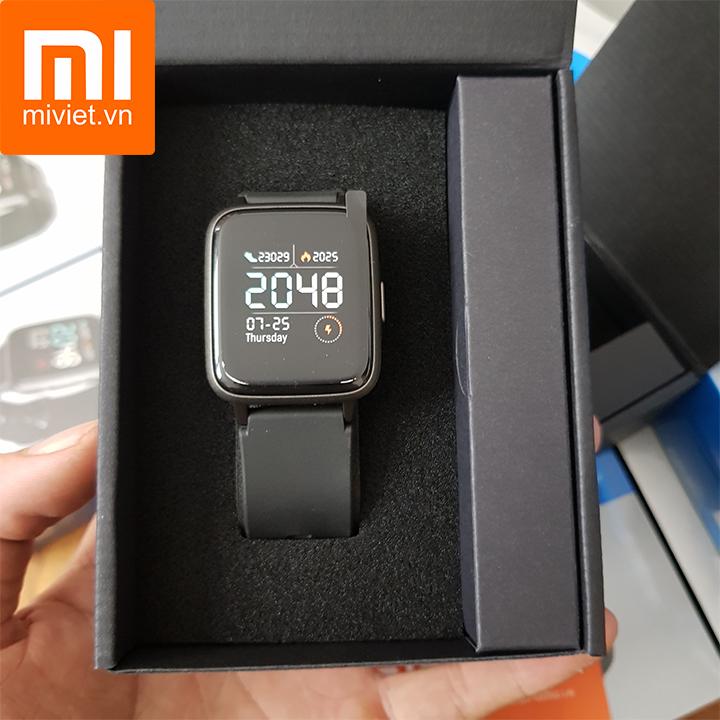 Đồng hồ thông minh xiaomi haylou ls01 smart watch - đen