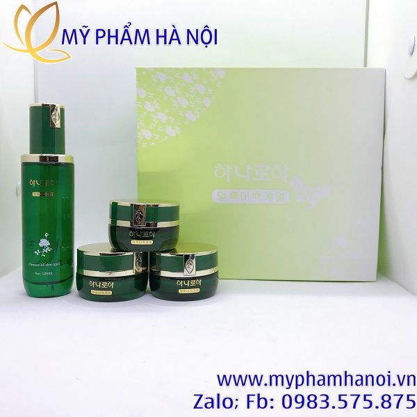 Bộ mỹ phẩm mờ nám, tàn nhang, dưỡng trắng hoa cúc