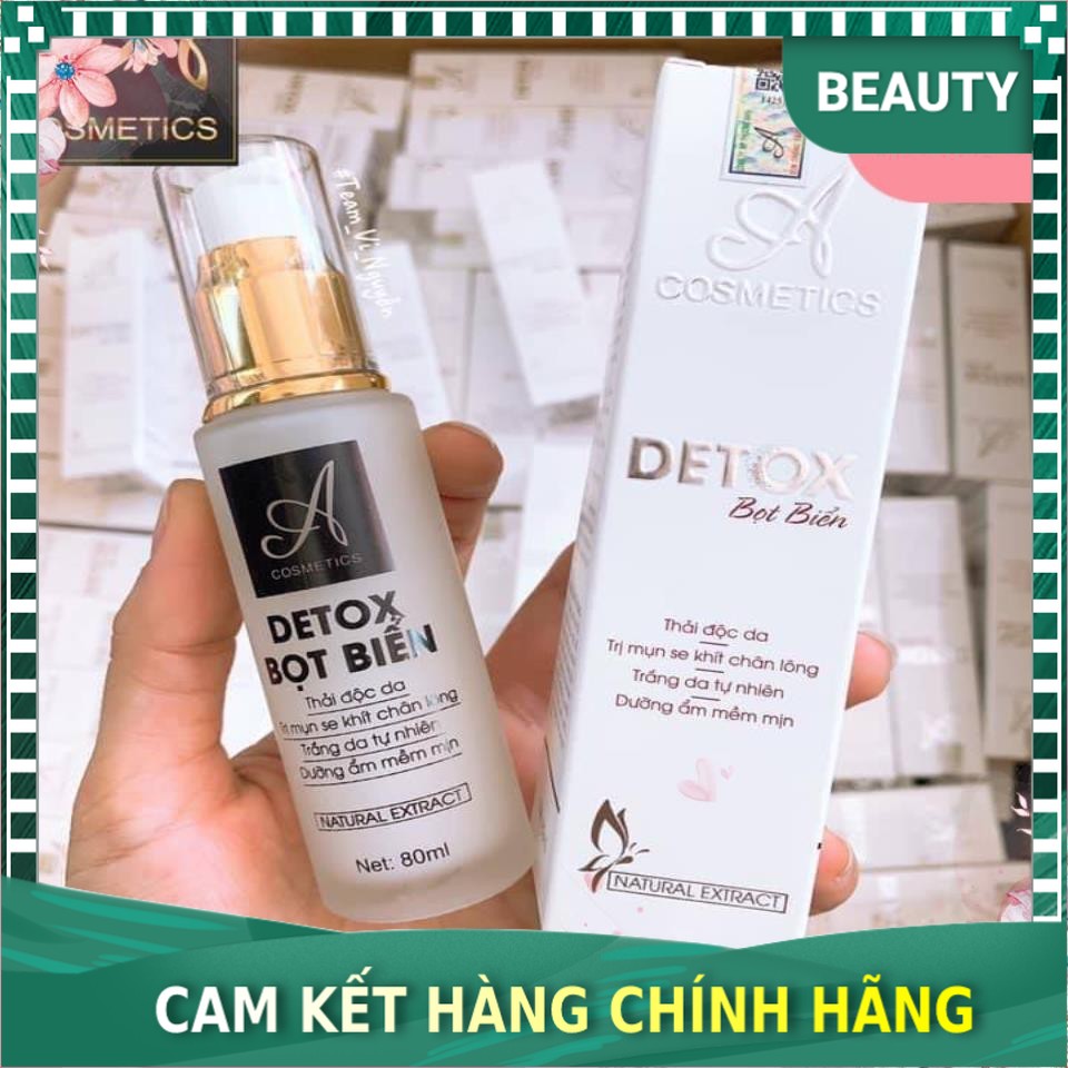 Detox bọt biển Acosmetic, giảm thâm, nám thải độc da mặt