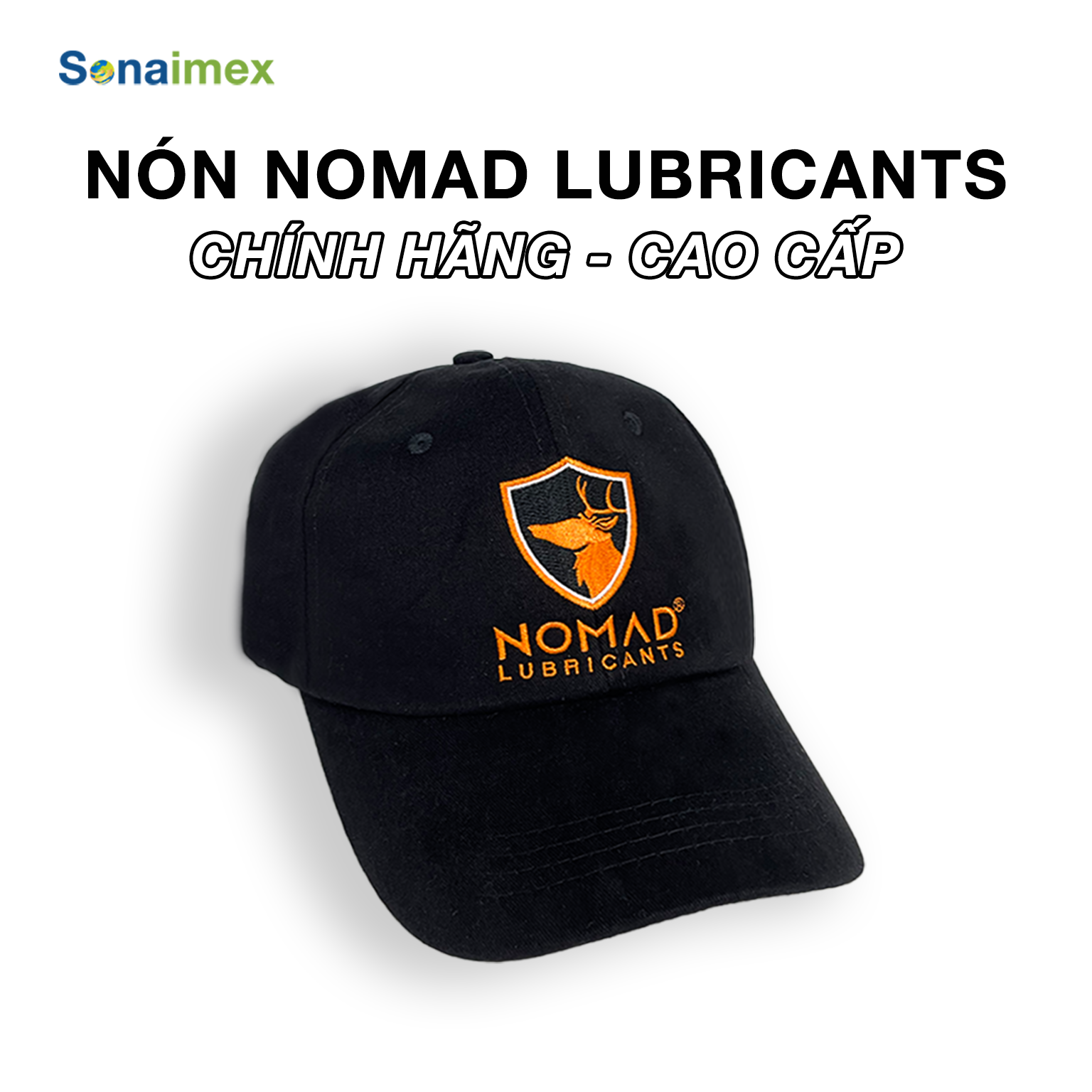 Nón kết hãng nomad lubricants - nón thời trang, logo thêu cao cấp
