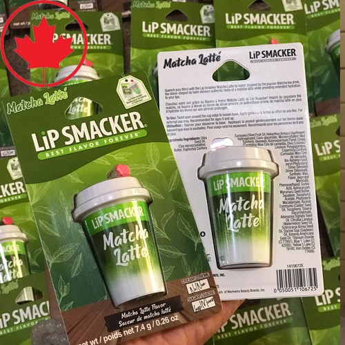[Chính hãng, có tem] Son dưỡng son trà xanh matcha – Lip Smacker Matcha Latte (hàng chuẩn Mỹ)