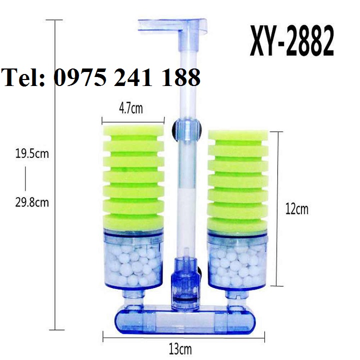 Lọc sủi vi sinh bể cá thế hệ mới xy-2882