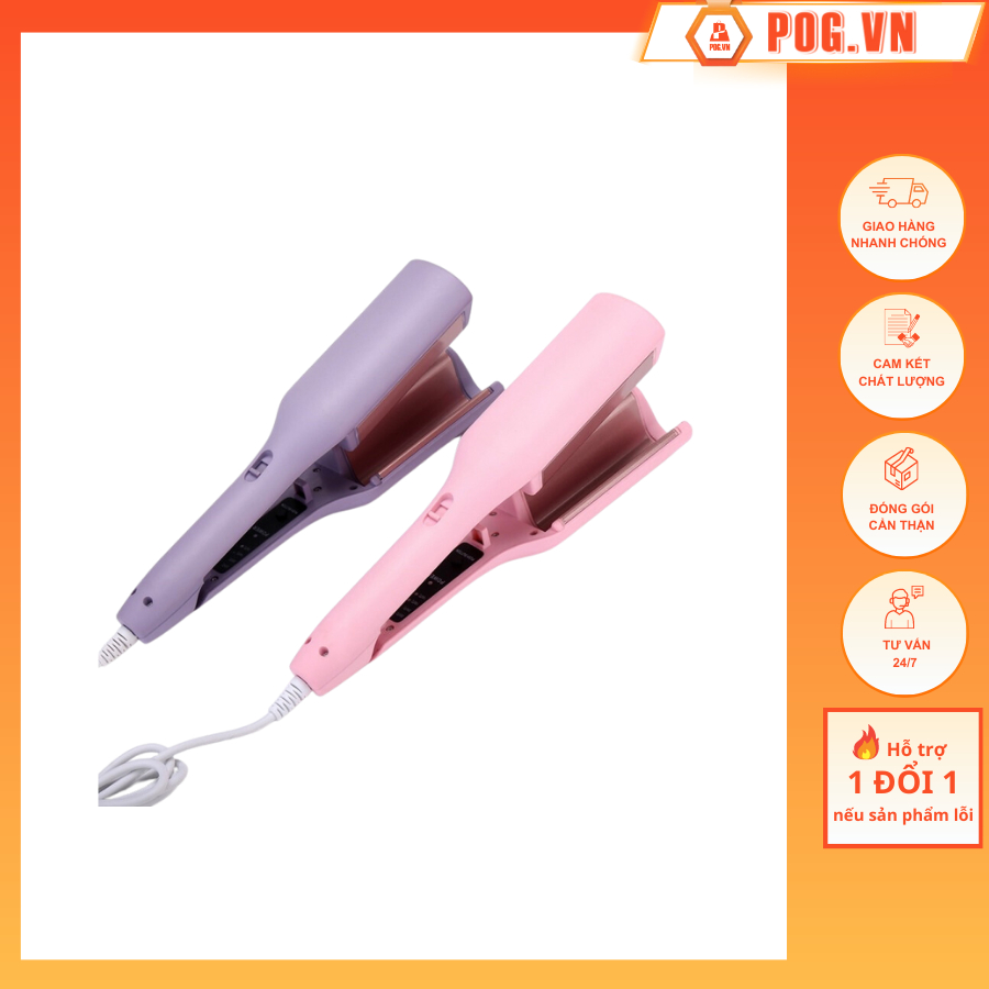 Máy dập tóc xoắn gợn sóng nước hình chữ V sâu 32mm