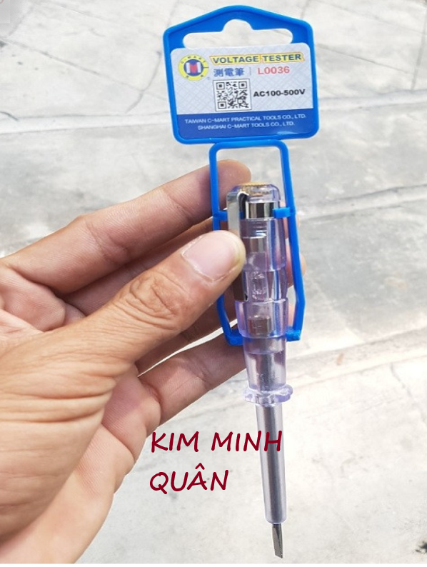 Bút thử điện ac 100~500v 145mm l0036 cmart