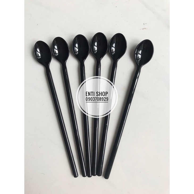 10 Muỗng cafe sinh tố trà sữa 20.5cm chất lượng cao (nhiều màu) thìa cafe, chất lượng đảm bảo an toàn đến sức khỏe người sử dụng, cam kết hàng đúng mô tả