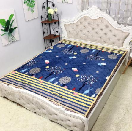 Thảm nỉ nhung trải giường hoa văn,thảm trải sàn Mã 1363