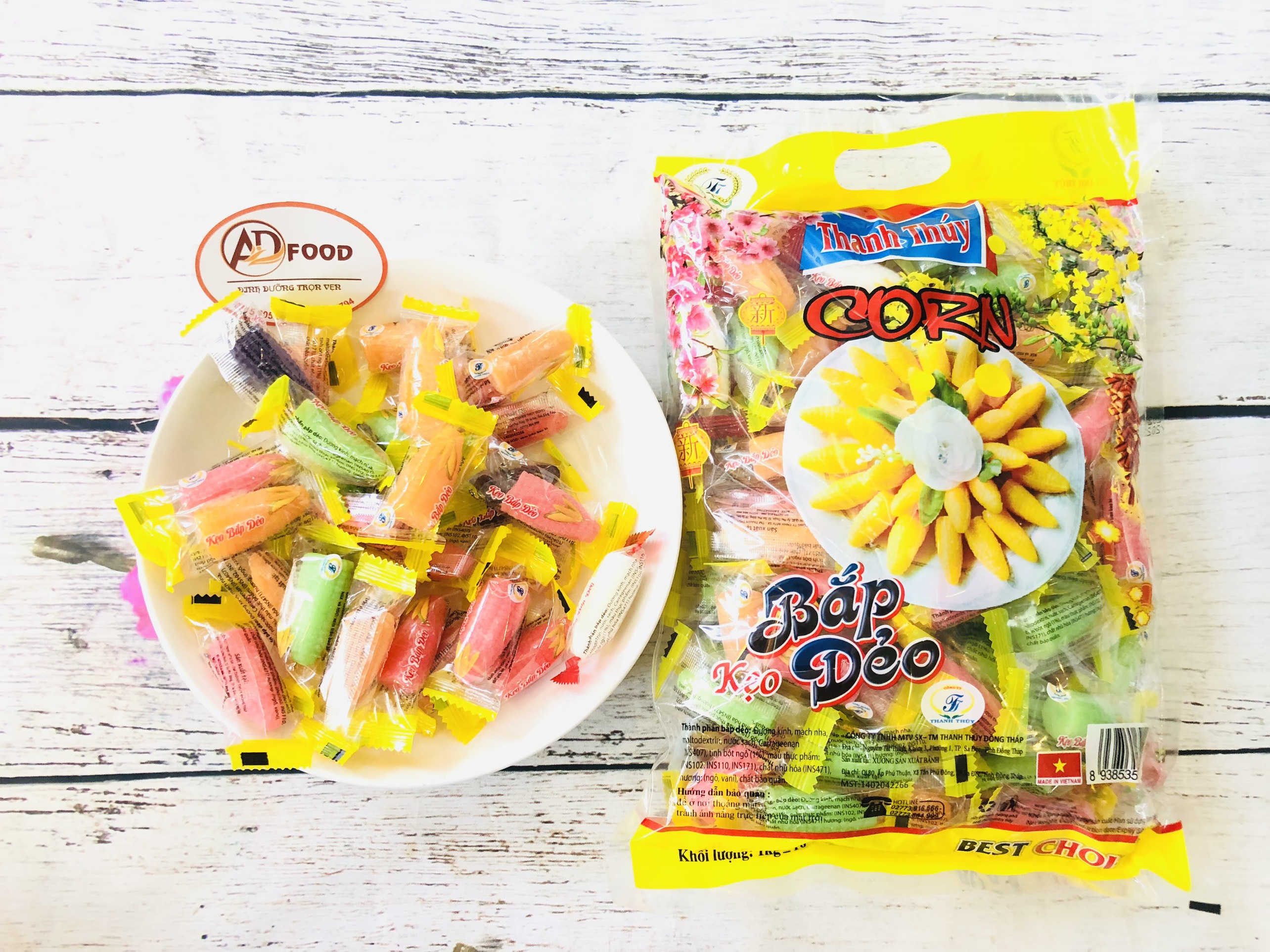 500g kẹo bắp dẻo mix nhiều màu_minhnhatfood