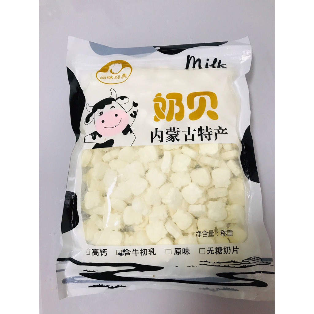 Kẹo sữa bò nén gói 250g ,Kẹo bò sữa non viên nén bé bò.