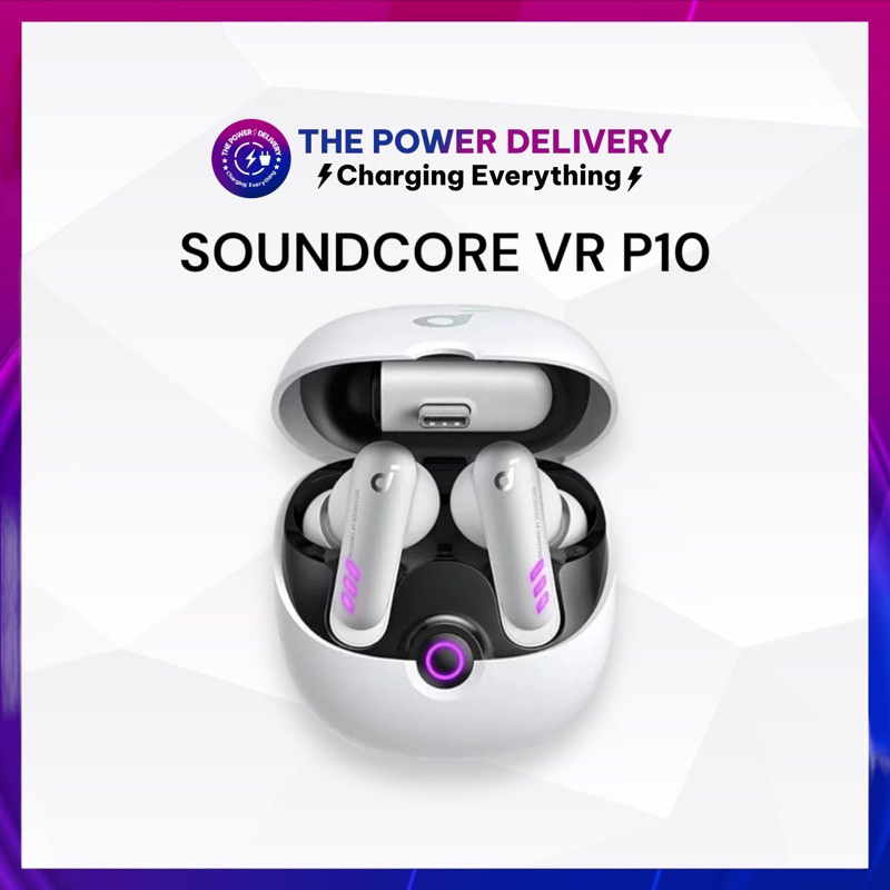 Tai nghe không dây gaming Anker Soundcore VR P10 A3850 công nghệ BassUp IPX4 4 Micrô chuyên dụng Meta Quest 2 PS4