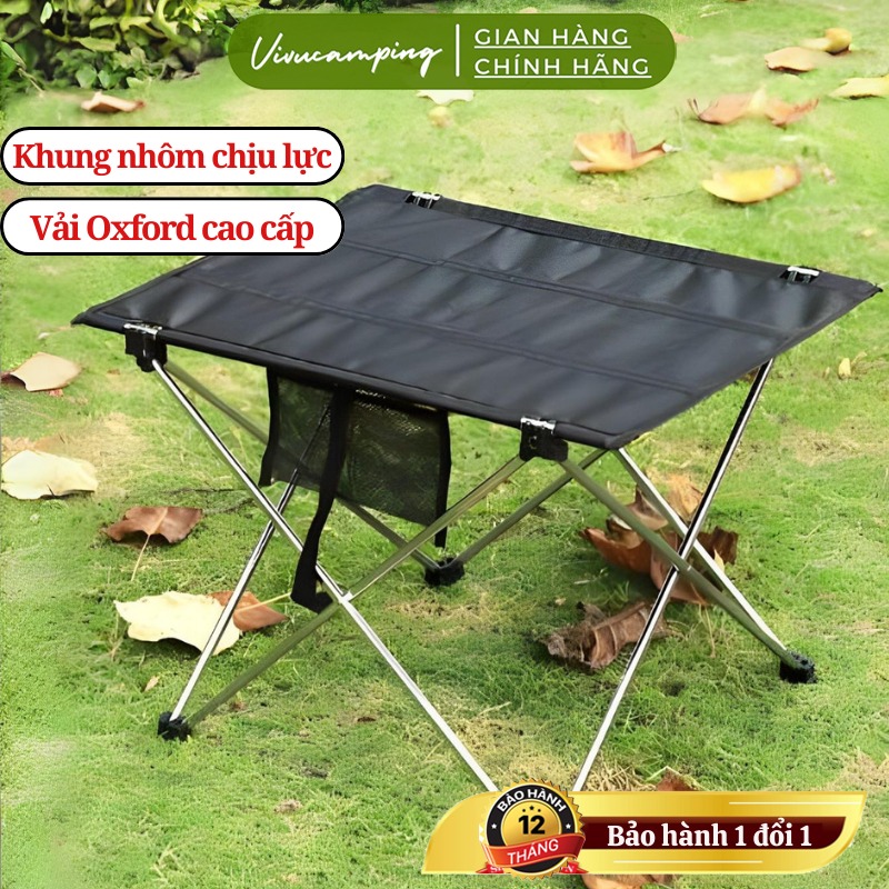 Bàn vải xếp gọn | bàn cafe camping du lịch dã ngoại xếp gọn tiện lợi dã dàng di chuyển | vivucamping