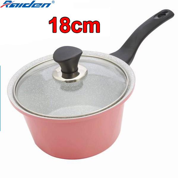 Nồi đúc đáy từ chống dính ceramic vân đá Green Cook GCS02 có nắp kinh dùng được trên bếp từbếp gabếp hồng ngoạibếp thanbếp củi..