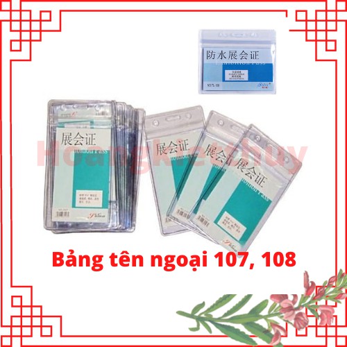 Bảng tên zipper 107 , 108