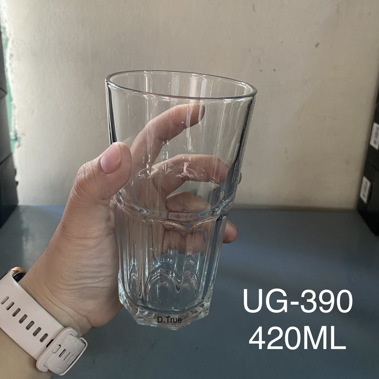 Set 6 Ly Bia Tám Góc Cao Trong Suốt 420ML Nhập Khẩu Thái Lan UG-390