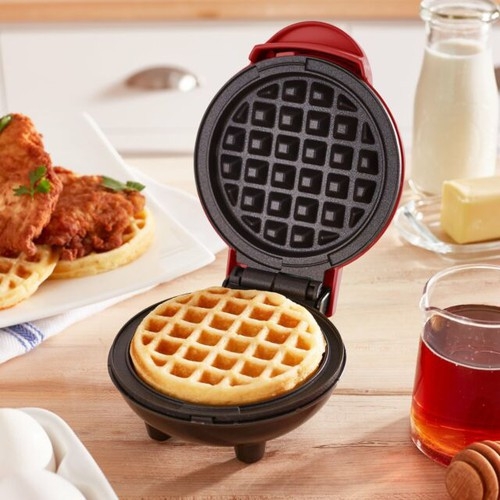 [TẶNG CỌ DẦU SILICONE] Máy làm bánh kẹp Waffle Dash Mini