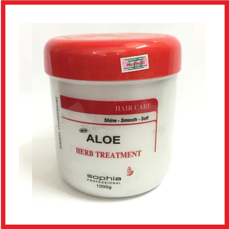 Kem ủ hấp tóc lô hội thảo dược aloe sophia siêu mềm mượt 1000g